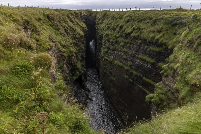 Framed Print : The Gloup, collapsed cave with small waterfall Print Framed Print : The Gloup, collapsed cave with small waterfall Print