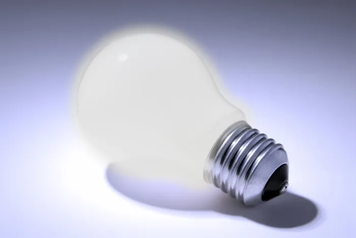 Framed Print : Glowing Light Bulb Print Framed Print : Glowing Light Bulb Print