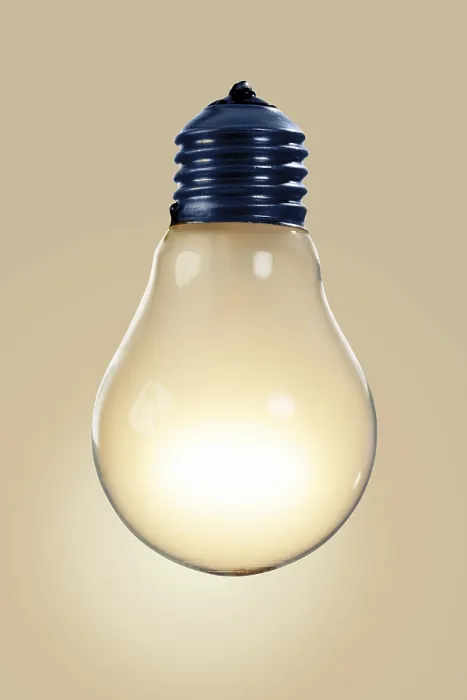 Framed Print : Glowing Lightbulb Print Framed Print : Glowing Lightbulb Print