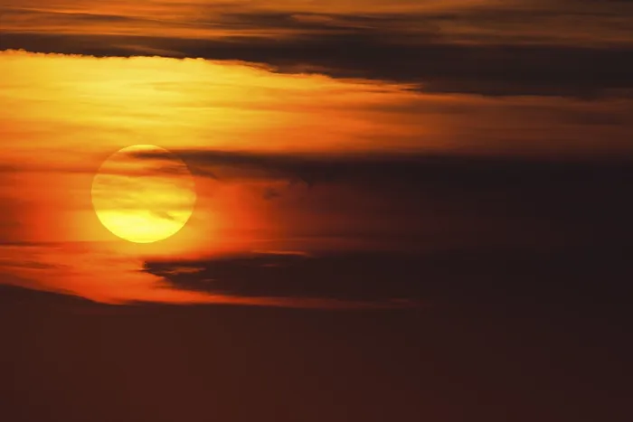 Framed Print : Glowing Sun Print, German Evening Sky Framed Print : Glowing Sun Print, German Evening Sky