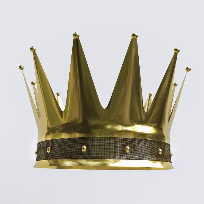 Framed Print : Golden Crown with Twelve Points Print Framed Print : Golden Crown with Twelve Points Print