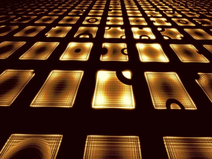 Framed Print : Golden Perspective Background Computer-Generated Print Framed Print : Golden Perspective Background Computer-Generated Print