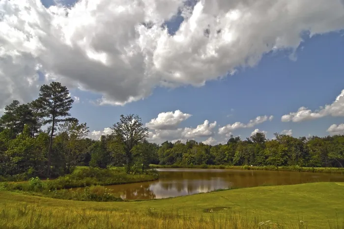 Framed Print : Golf Course Landscape Print Framed Print : Golf Course Landscape Print