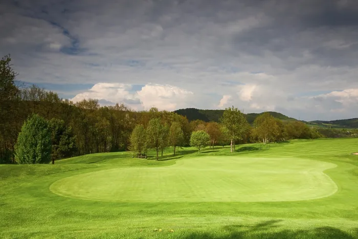 Framed Print : Empty Golf Course in Spring, Czech Republic Print Framed Print : Empty Golf Course in Spring, Czech Republic Print