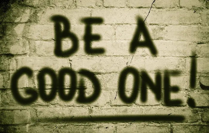 Framed Print : Be A Good One Print Concept Artwork Framed Print : Be A Good One Print Concept Artwork