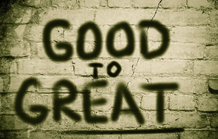 Framed Print : Good to Great Concept Print Framed Print : Good to Great Concept Print