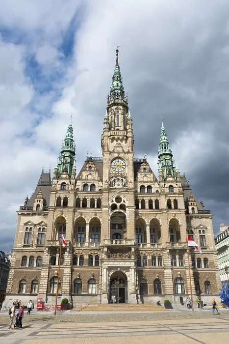 Framed Print : Gothic Town Hall Print, Liberec, Czech Republic Framed Print : Gothic Town Hall Print, Liberec, Czech Republic