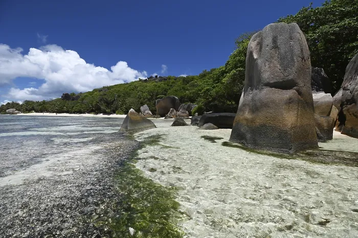 Framed Print : Granite Rocks Print at Anse Source dArgent, La Digue Framed Print : Granite Rocks Print at Anse Source dArgent, La Digue