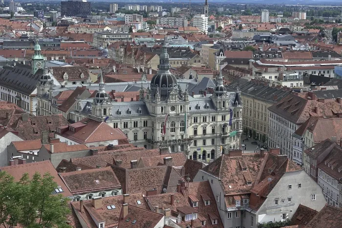 Framed Print : Graz Town Hall Print, Austria Framed Print : Graz Town Hall Print, Austria