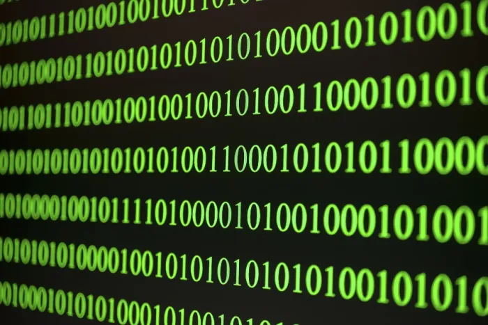 Framed Print : Green Binary Numbers Print, Symbolising Digital Technology Framed Print : Green Binary Numbers Print, Symbolising Digital Technology