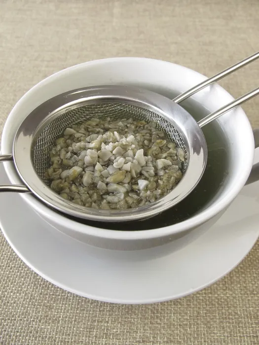 Framed Print : Green Coffee in a Tea Strainer Print Framed Print : Green Coffee in a Tea Strainer Print