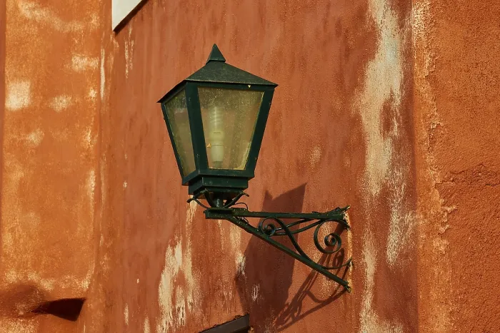 Framed Print : Green Lantern on Rusty Wall Print, Monemvasia, Greece Framed Print : Green Lantern on Rusty Wall Print, Monemvasia, Greece