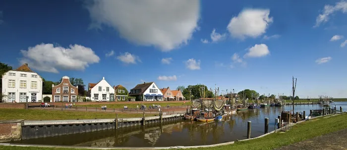 Framed Print : Greetsiel Harbour Print