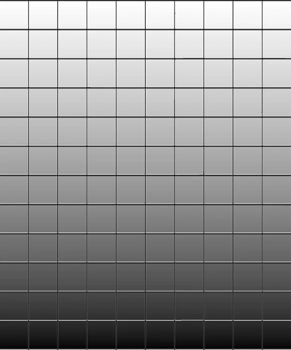 Framed Print : Gradient Tile Print - White to Black
