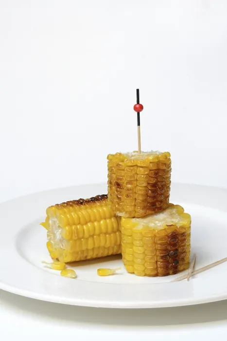 Framed Print : Grilled Corn on the Cob Print, Germany