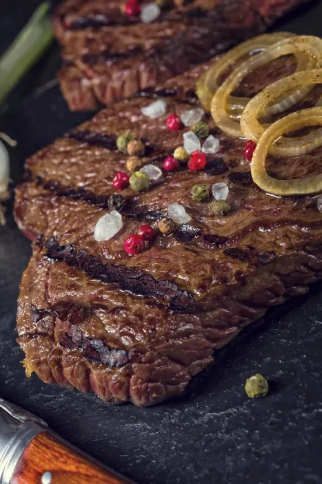 Framed Print : Grilled Steaks Print Framed Print : Grilled Steaks Print