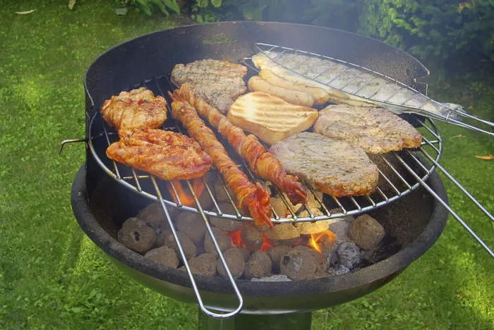 Framed Print : Grilling and Barbecue Print Framed Print : Grilling and Barbecue Print