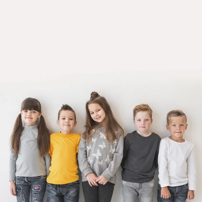 Framed Print : Group Children Posing Together Print Framed Print : Group Children Posing Together Print