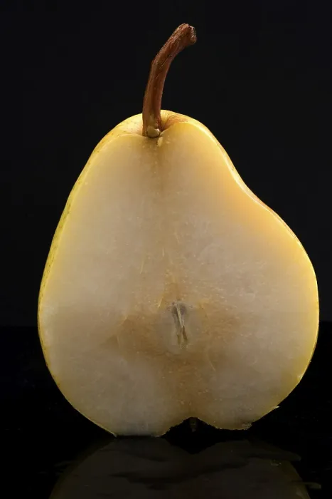 Framed Print : Half Pear Print Framed Print : Half Pear Print