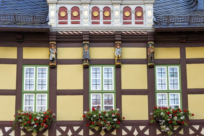 Framed Print : Half-timbered House Print, Wernigerode, Germany Framed Print : Half-timbered House Print, Wernigerode, Germany