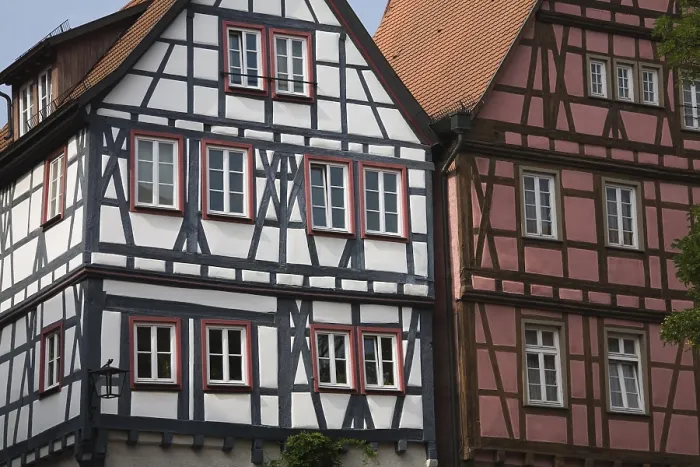 Framed Print : Half Timbered Buildings in Bad Wimpfen, Germany Print Framed Print : Half Timbered Buildings in Bad Wimpfen, Germany Print