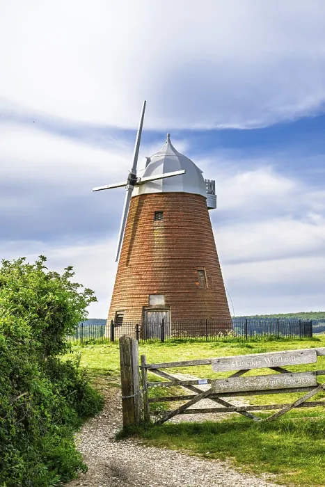 Framed Print : Halnaker Hill and the Windmill Trail Print, West Sussex, England Framed Print : Halnaker Hill and the Windmill Trail Print, West Sussex, England