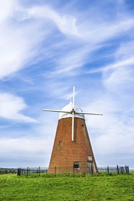 Framed Print : Halnaker Hill and Windmill Trail Print, West Sussex, England Framed Print : Halnaker Hill and Windmill Trail Print, West Sussex, England