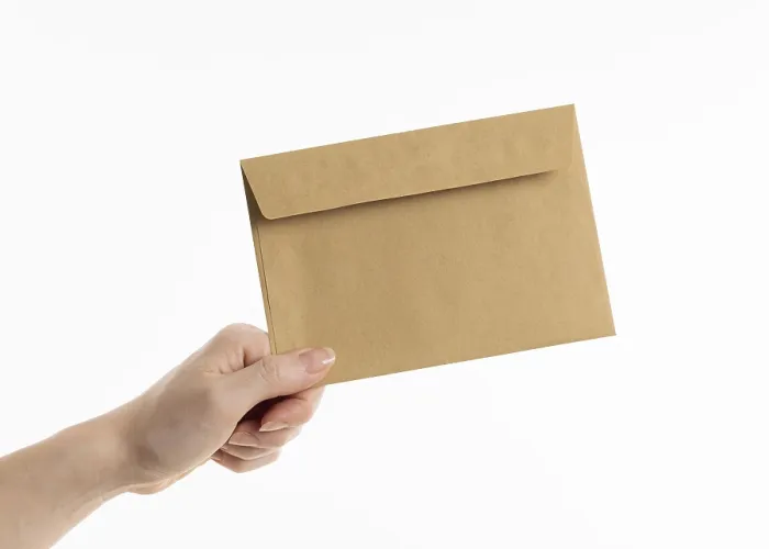 Framed Print : Hand Holding Envelope Print Framed Print : Hand Holding Envelope Print