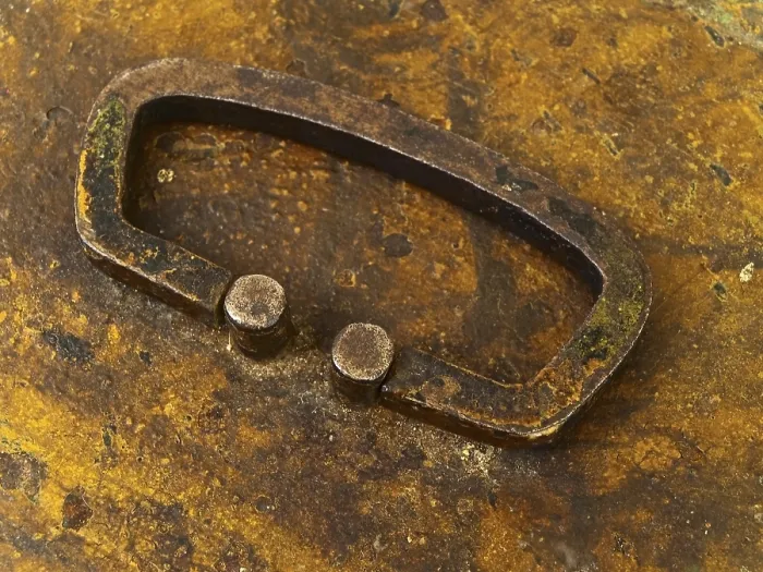 Framed Print : Old Rusty Chest Handle Print Framed Print : Old Rusty Chest Handle Print