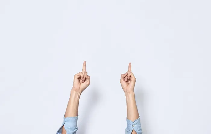 Framed Print : Hands Counting One, Arms Counting One Print Framed Print : Hands Counting One, Arms Counting One Print