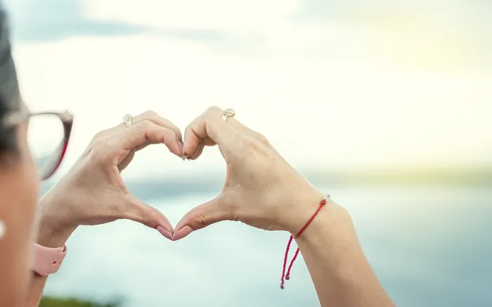 Framed Print : Hands Together in a Heart Shape Print Framed Print : Hands Together in a Heart Shape Print