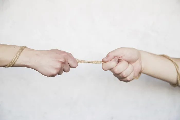 Framed Print : Hands Pulling Rope Print Framed Print : Hands Pulling Rope Print