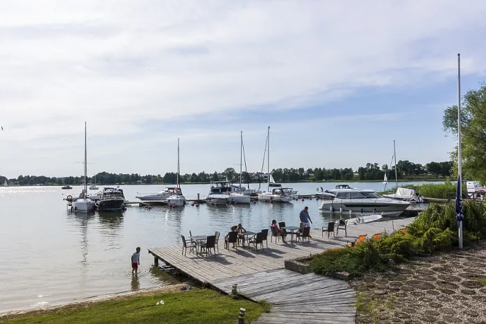 Framed Print : Harbour with Jetty Print, Masuria, Poland Framed Print : Harbour with Jetty Print, Masuria, Poland