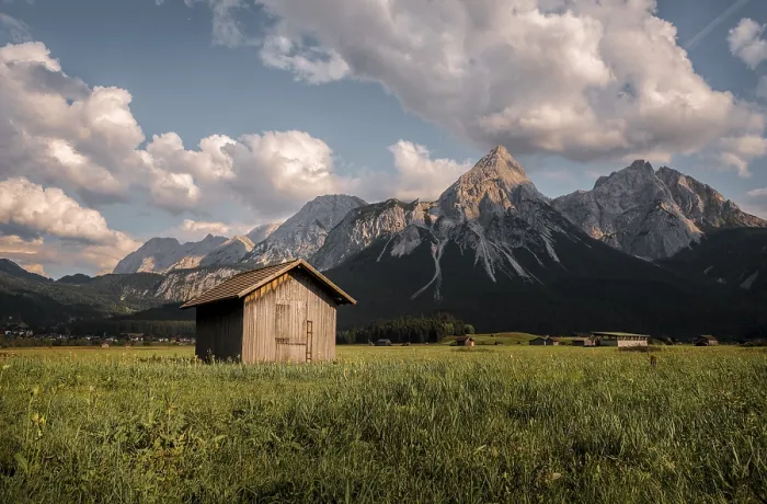 Framed Print : Haystack Print, Tyrolean Alps, Austria Framed Print : Haystack Print, Tyrolean Alps, Austria