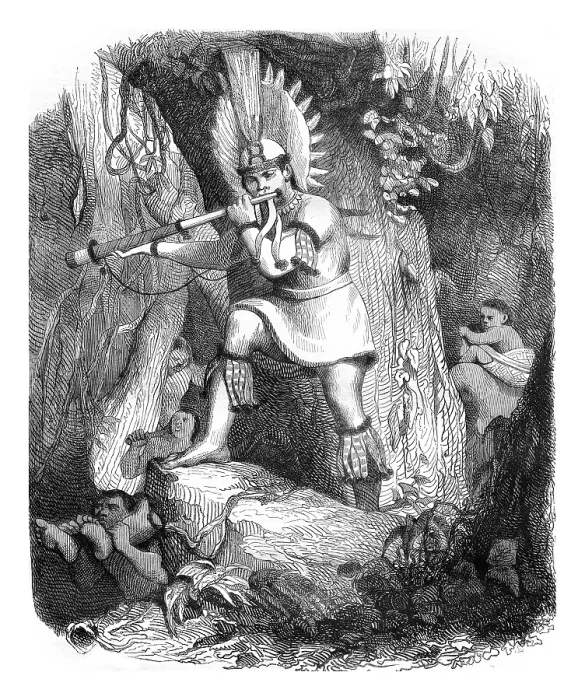 Framed Print : A Head of Coroados Wild in Brazil Print, 1845 Engraving Framed Print : A Head of Coroados Wild in Brazil Print, 1845 Engraving