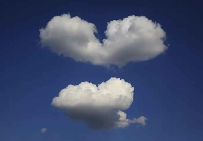 Framed Print : Heart-Shaped Clouds Print Framed Print : Heart-Shaped Clouds Print