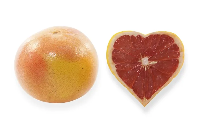 Framed Print : Heart-Shaped Grapefruit Print Framed Print : Heart-Shaped Grapefruit Print