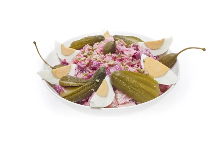 Framed Print : Herring Salad with Red Beetroot Print Framed Print : Herring Salad with Red Beetroot Print