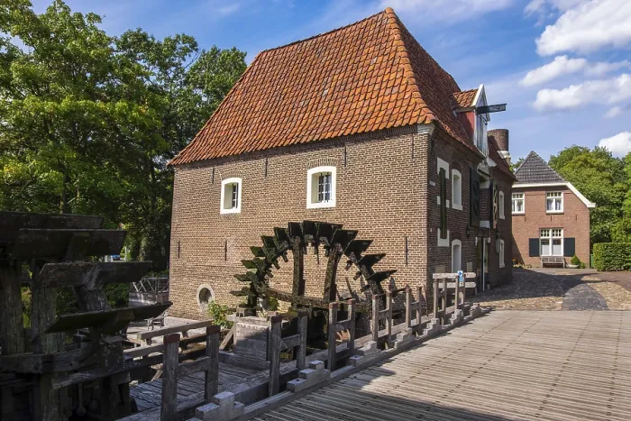 Framed Print : Het Eiland Double Water Mill Print, Borculo, Netherlands Framed Print : Het Eiland Double Water Mill Print, Borculo, Netherlands
