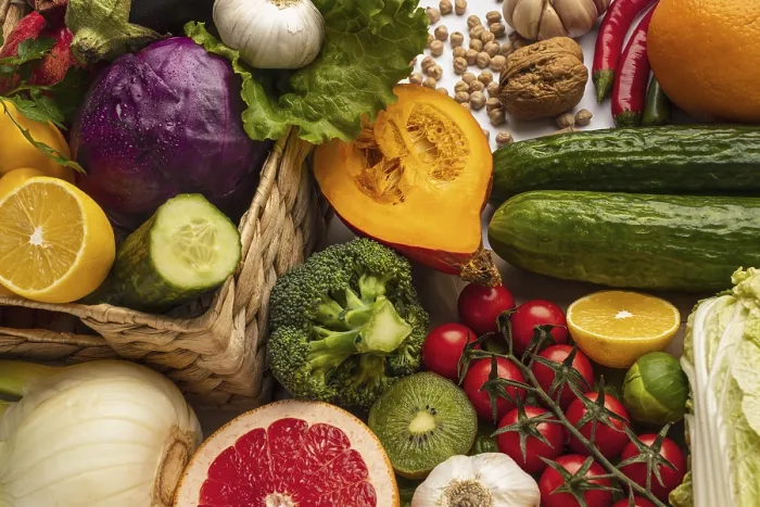 Framed Print : High Angle Assortment Vegetables Print Framed Print : High Angle Assortment Vegetables Print