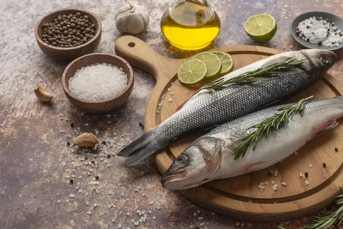 Framed Print : High Angle Delicious Seafood Composition Print Framed Print : High Angle Delicious Seafood Composition Print