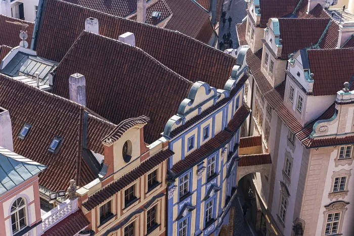 Framed Print : High-Angle View of Prague's Historic Old Town Print Framed Print : High-Angle View of Prague's Historic Old Town Print