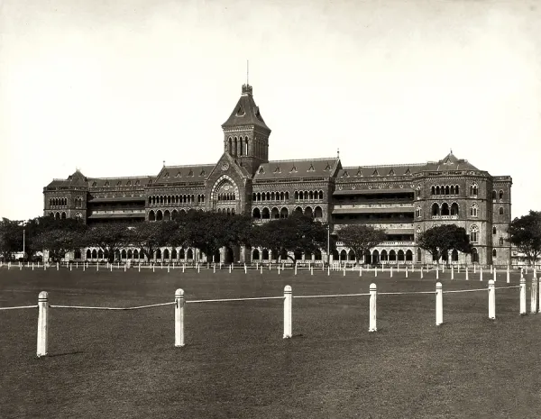 Building Bombay High Court Status Drawing High Court Hearing