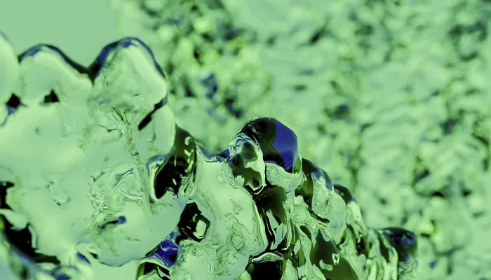 Framed Print : High-Resolution 3D Liquid Visualization Print