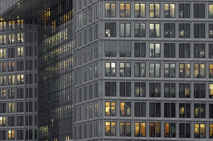 Framed Print : High-Rise Facade Print Framed Print : High-Rise Facade Print