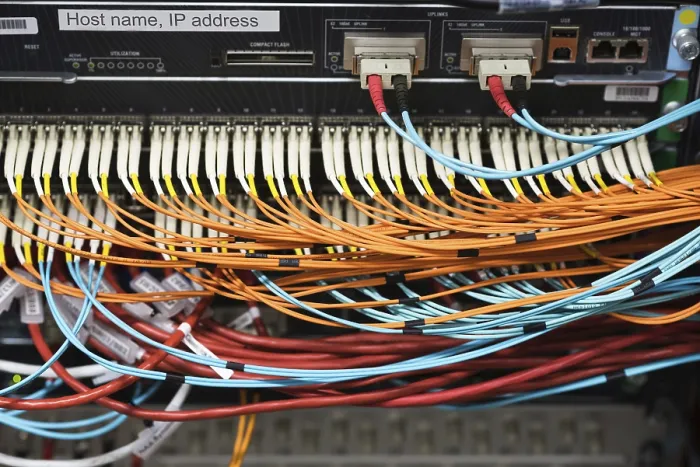 Framed Print : High-Speed Networking Equipment Print Framed Print : High-Speed Networking Equipment Print