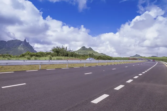 Framed Print : Mauritius Highway Print Framed Print : Mauritius Highway Print