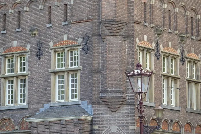 Framed Print : Historic Brick House Print, Amsterdam Framed Print : Historic Brick House Print, Amsterdam