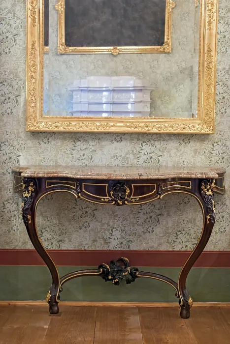 Framed Print : Historical Table Print in Gilded Frame Framed Print : Historical Table Print in Gilded Frame