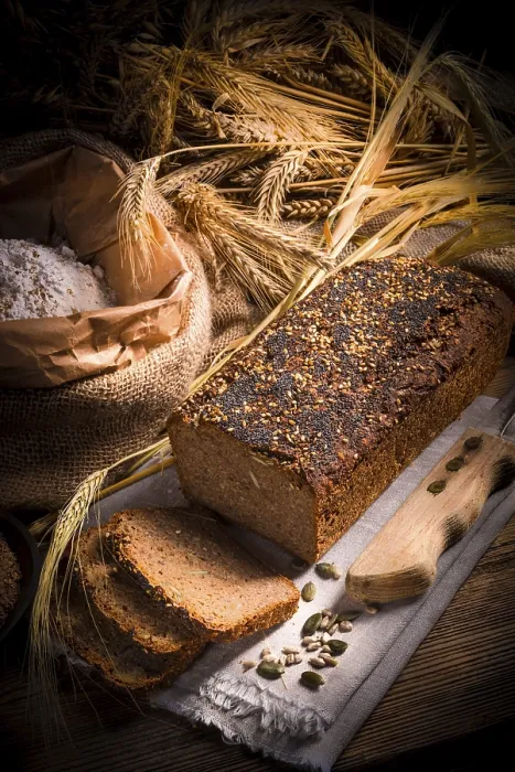 Framed Print : Homemade Whole Wheat Bread Print Framed Print : Homemade Whole Wheat Bread Print